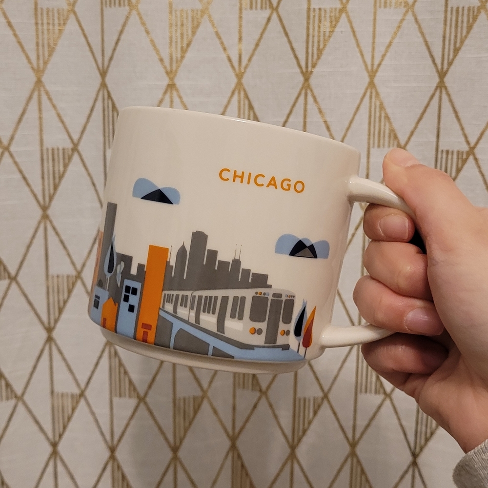 Starbucks Chicago Mug You Are Here Illinois City Mugs Windy Navy Pier L Train